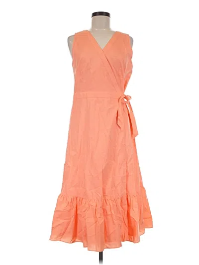Pre-owned Talbots Casual Dress In Orange