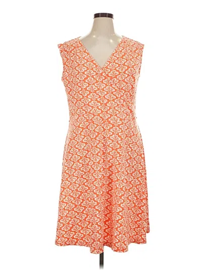 Pre-owned Talbots Casual Dress In Orange