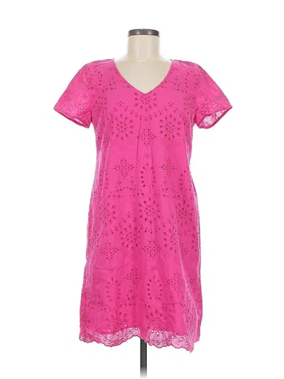 Pre-owned Talbots Casual Dress In Pink