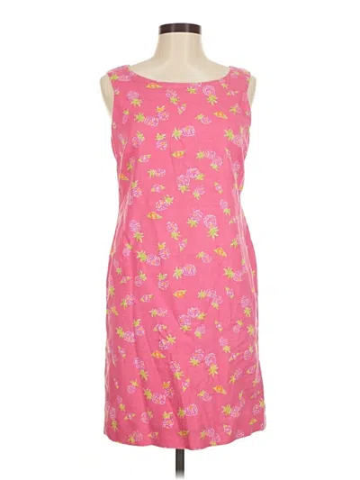 Pre-owned Talbots Casual Dress In Pink