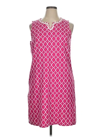 Pre-owned Talbots Casual Dress In Pink