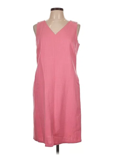 Pre-owned Talbots Casual Dress In Pink