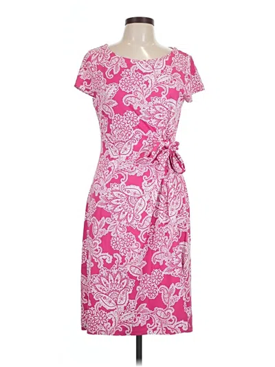 Pre-owned Talbots Casual Dress In Pink