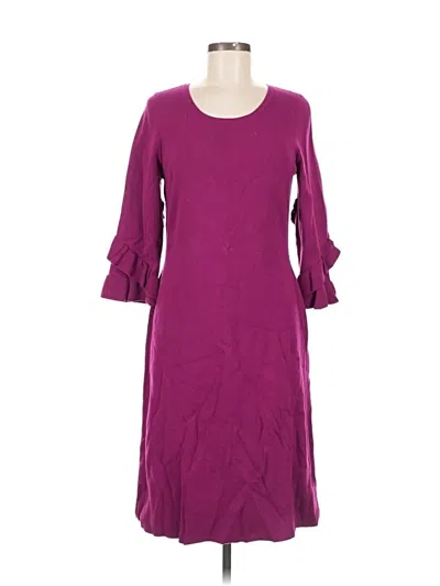 Pre-owned Talbots Casual Dress In Purple