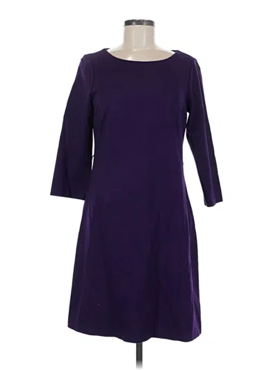 Pre-owned Talbots Casual Dress In Purple