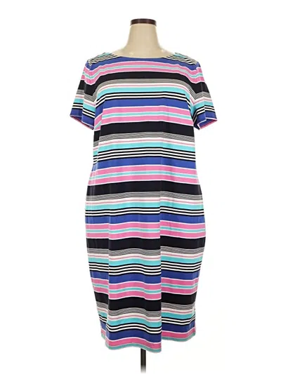 Pre-owned Talbots Casual Dress In Purple