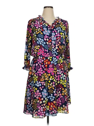 Pre-owned Talbots Casual Dress In Purple