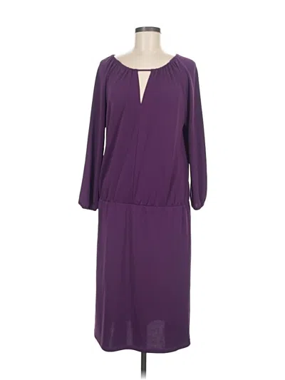 Pre-owned Talbots Casual Dress In Purple