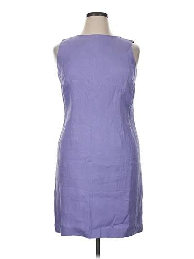 Pre-owned Talbots Casual Dress In Purple