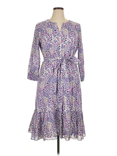 Pre-owned Talbots Casual Dress In Purple