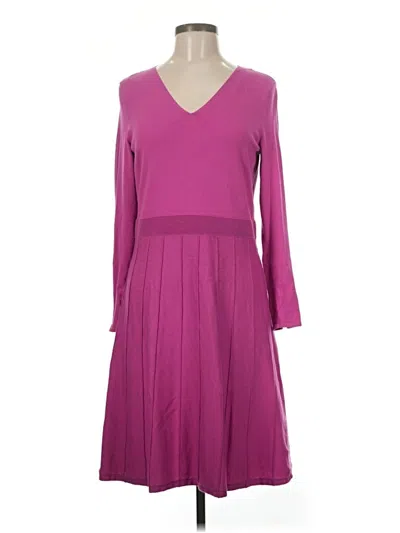 Pre-owned Talbots Casual Dress In Purple