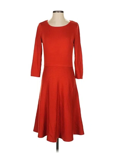Pre-owned Talbots Casual Dress In Red