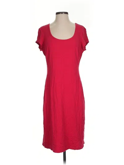 Pre-owned Talbots Casual Dress In Red