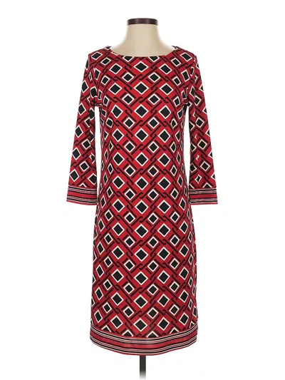 Pre-owned Talbots Casual Dress In Red