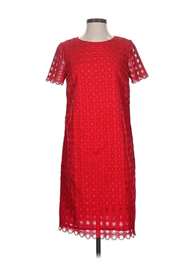 Pre-owned Talbots Casual Dress In Red