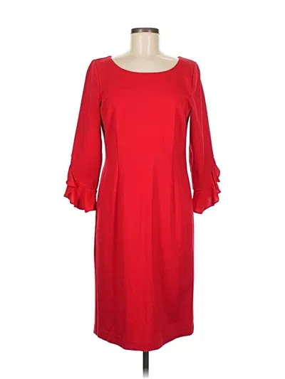 Pre-owned Talbots Casual Dress In Red