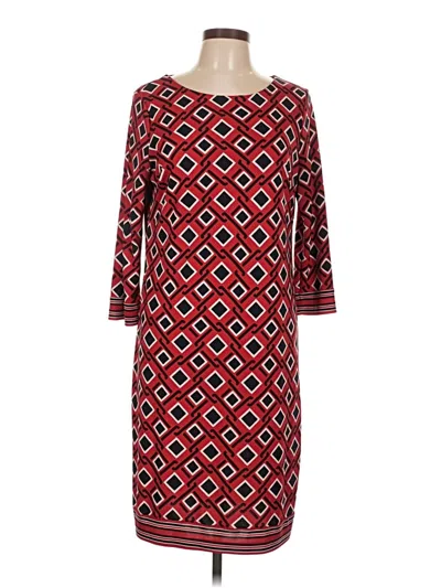 Pre-owned Talbots Casual Dress In Red