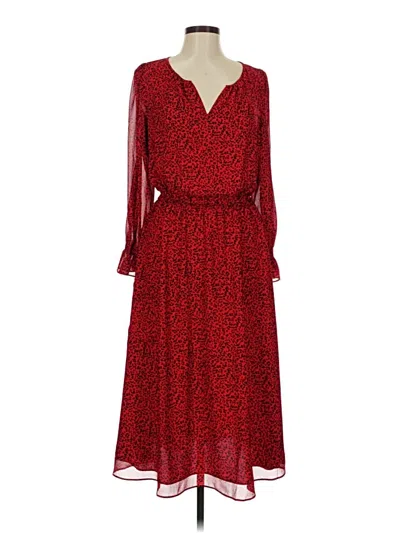 Pre-owned Talbots Casual Dress In Red