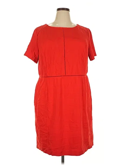 Pre-owned Talbots Casual Dress In Red