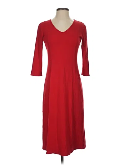 Pre-owned Talbots Casual Dress In Red