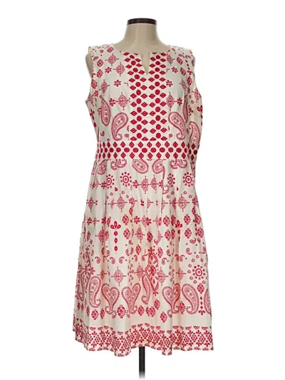 Pre-owned Talbots Casual Dress In Red