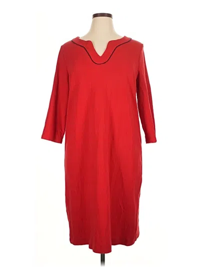 Talbots Casual Dress In Red