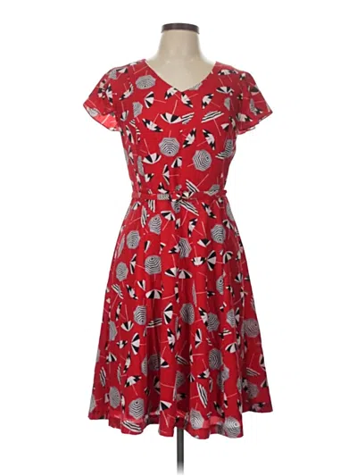 Pre-owned Talbots Casual Dress In Red