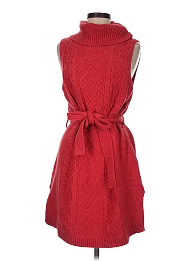 Pre-owned Talbots Casual Dress In Red