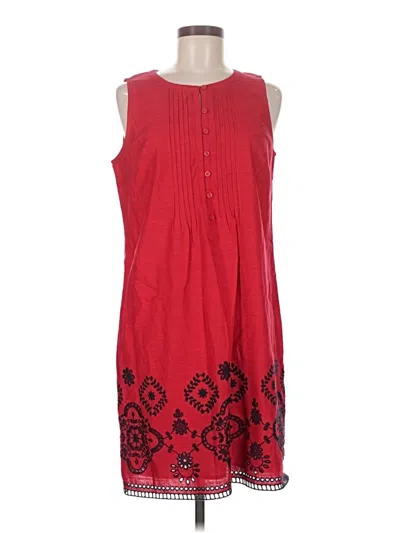 Pre-owned Talbots Casual Dress In Red