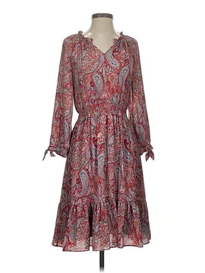 Pre-owned Talbots Casual Dress In Red
