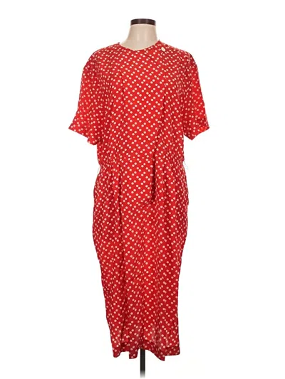 Pre-owned Talbots Casual Dress In Red