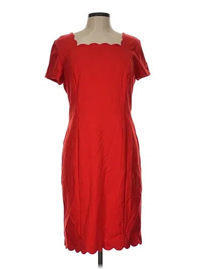 Pre-owned Talbots Casual Dress In Red