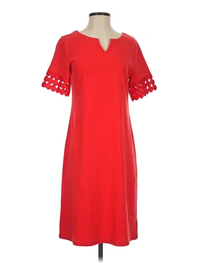 Pre-owned Talbots Casual Dress In Red