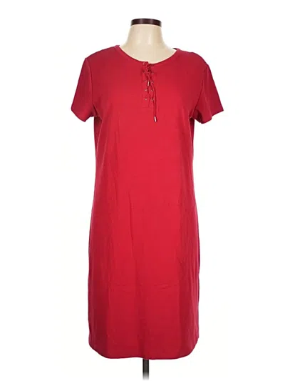 Pre-owned Talbots Casual Dress In Red