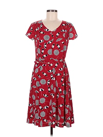 Pre-owned Talbots Casual Dress In Red