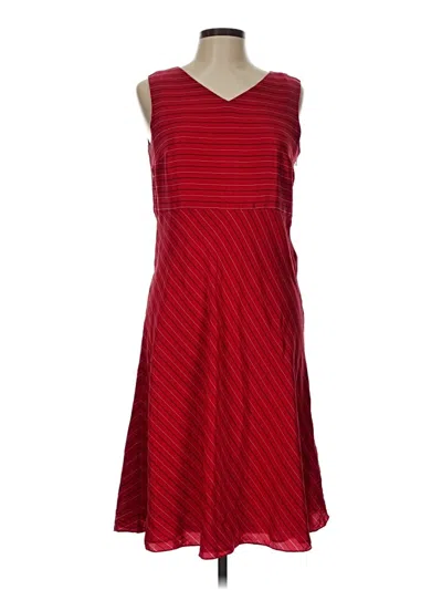 Pre-owned Talbots Casual Dress In Red