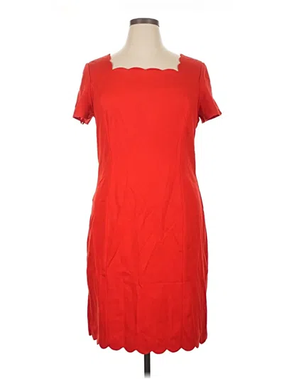 Pre-owned Talbots Casual Dress In Red