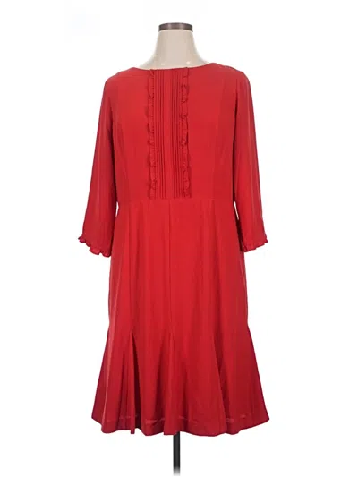 Pre-owned Talbots Casual Dress In Red