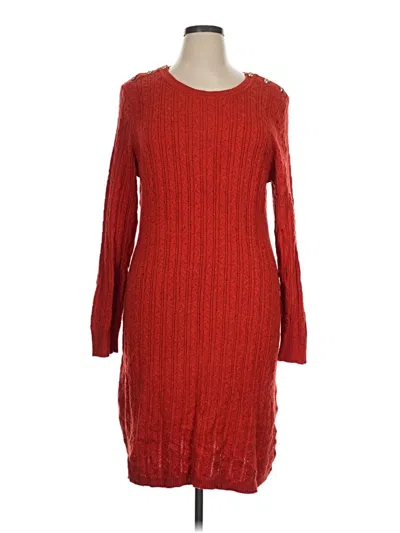 Pre-owned Talbots Casual Dress In Red