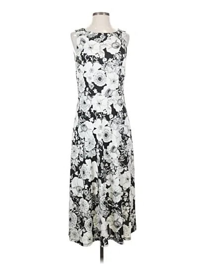 Pre-owned Talbots Casual Dress In Silver