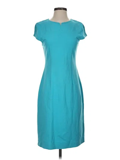 Pre-owned Talbots Casual Dress In Teal