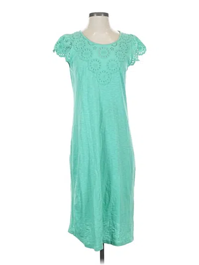 Pre-owned Talbots Casual Dress In Teal