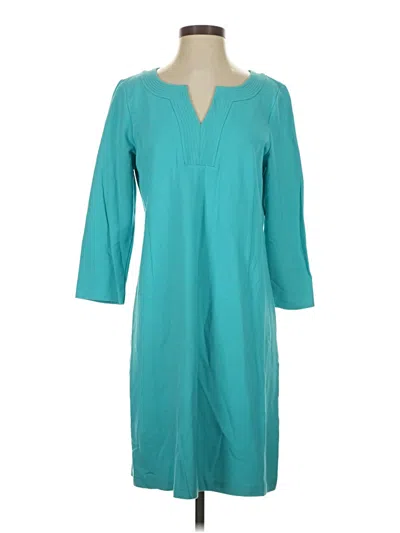 Pre-owned Talbots Casual Dress In Teal