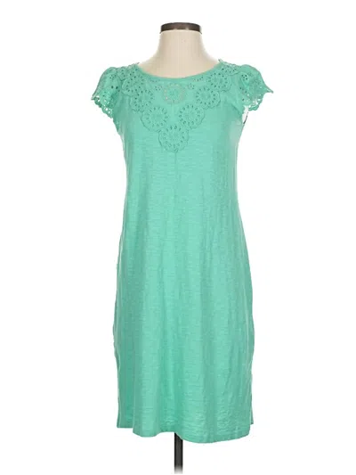 Pre-owned Talbots Casual Dress In Teal