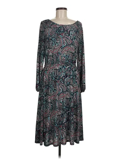 Pre-owned Talbots Casual Dress In Teal