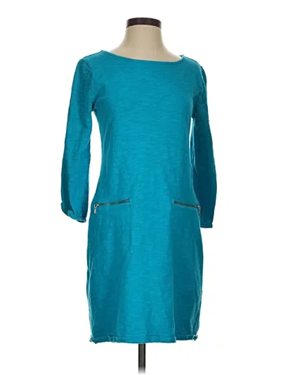 Pre-owned Talbots Casual Dress In Teal