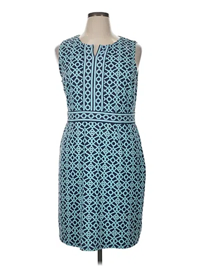 Pre-owned Talbots Casual Dress In Teal