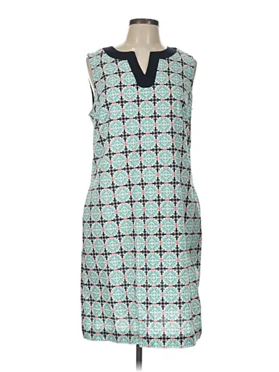Pre-owned Talbots Casual Dress In Teal