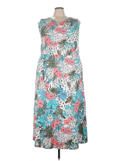 Pre-owned Talbots Casual Dress In Teal