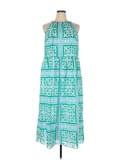 Pre-owned Talbots Casual Dress In Teal